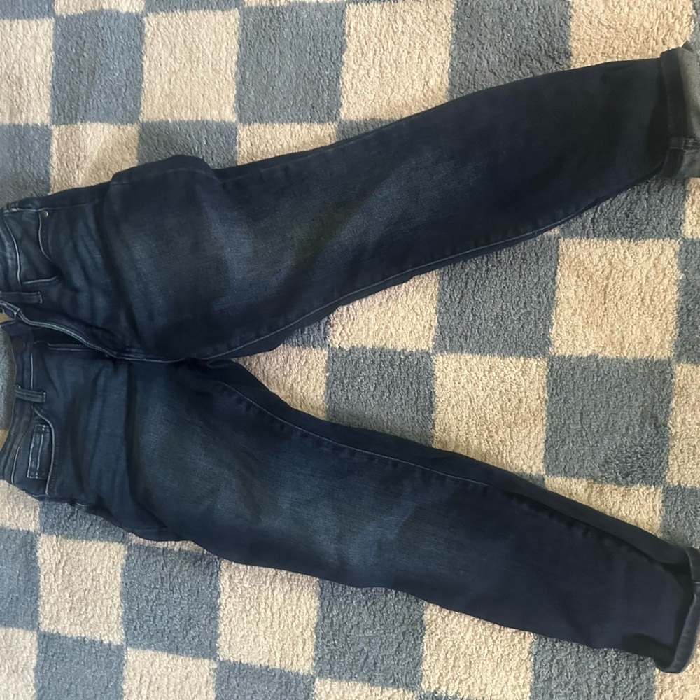 LC Lauren Conrad Dark Blue Ankle Jeans